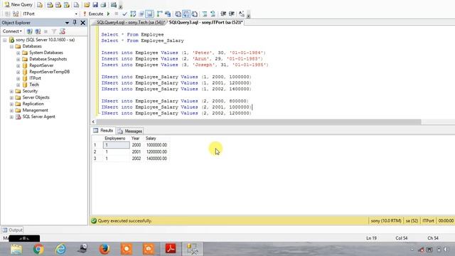 SQL Server PIVOT Example Tamil смотреть онлайн