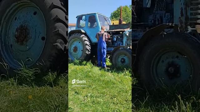 Ретро трактор ЮМЗ-6 смотреть онлайн