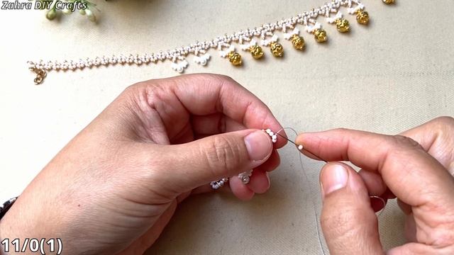 How To Make Beaded Necklace | Beading Tutorial | DIY Beaded Jewelry