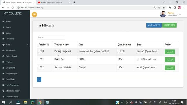 College Management System Project || Python Django || Demo #1 смотреть онлайн