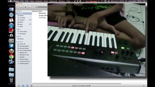 *synth cover* The Prodigy - Omen using KORG R3 & Operator смотреть онлайн