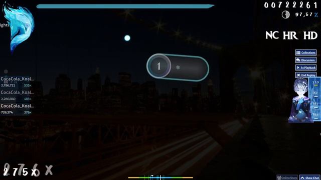 osu! Avicii - The Nights (NC,HR,HD) [Normal] смотреть онлайн