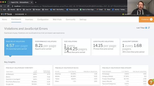 YOTTAA eCommerce Tech Talks: Site Performance Violations and JavaScript Error Dashboard смотреть онлайн