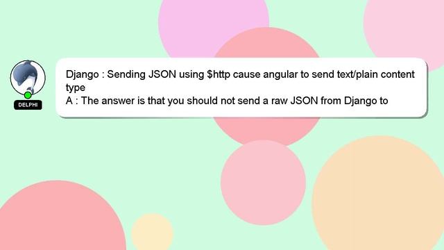 Django : Sending JSON using $http cause angular to send text/plain content type смотреть онлайн