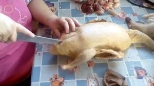 разделываем утку