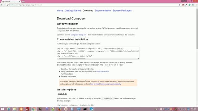 3 downloading and installing composer смотреть онлайн