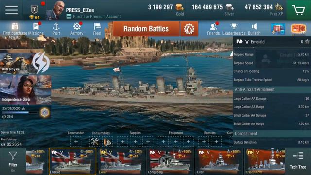 World of Warships Blitz: Raimondo Montecuccoli. Stats Review and Game смотреть онлайн