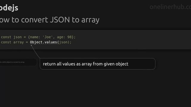 How to convert JSON to array смотреть онлайн
