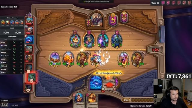 GOLDEN ROCK ROCK, GUSTY TRUMPETER, FLEET ADMIRAL COMBO, INFINITE GOLD! | Hearthstone Battlegrounds смотреть онлайн
