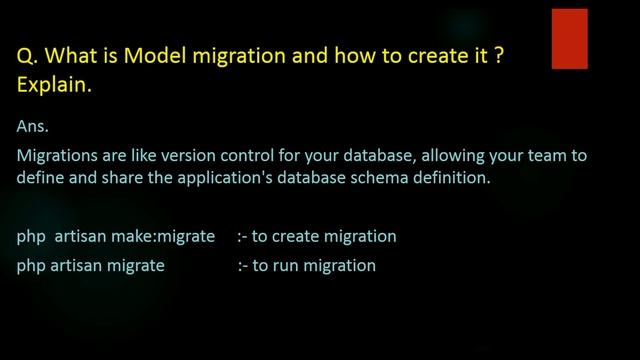 PHP Laravel Interview question on Routes and Migration in Laravel in Hindi with solution explained. смотреть онлайн