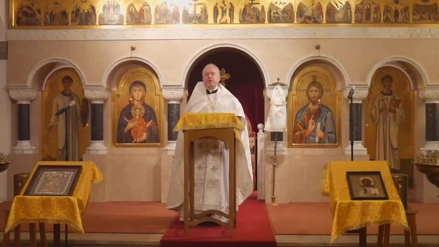 22.01.2021 Проповедь о. Василия на Литургии. Свт. Филиппа, митр. Московского смотреть онлайн