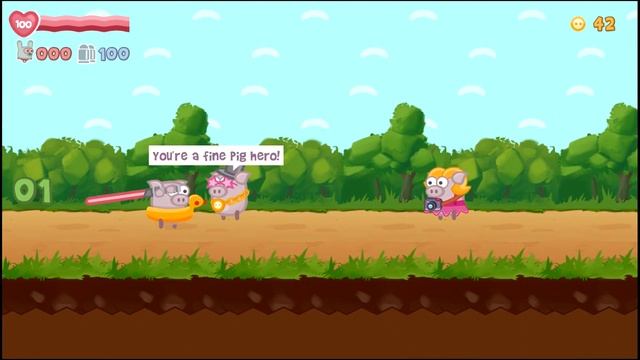Bacon May Die - Fun Beat'em up Fighting Game смотреть онлайн