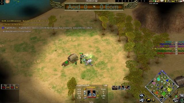 AoT S29, D1, R1 - EoM vs. AciD, Game 1 - Age of Mythology: The Titans Clan League, Season 29 смотреть онлайн