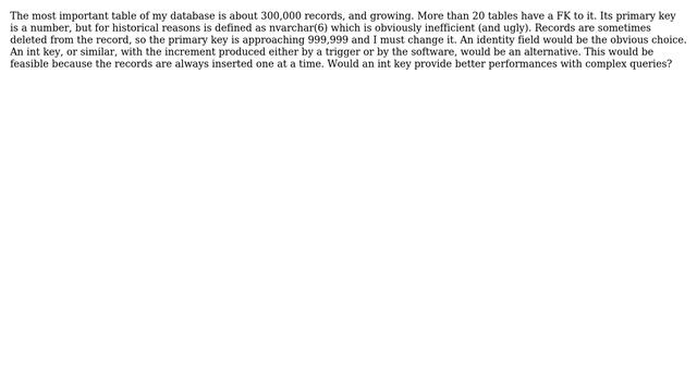 Databases: SQL Server: performance of IDENTITY vs INT as primary key смотреть онлайн