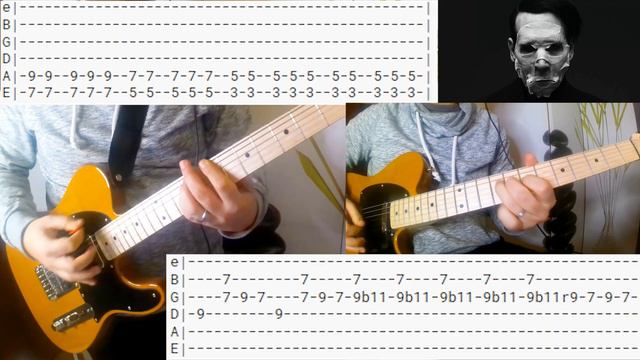 Marilyn Manson - Deep Six |Guitar cover| |Tabs| смотреть онлайн