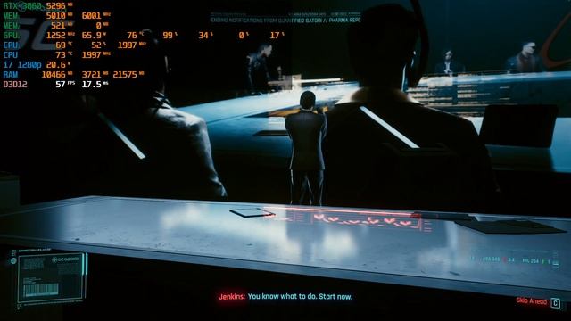 Laptop Msi i7/1280p with Rtx 3060 Test game Cyberpunk 2077 Ray AND DLSS ON смотреть онлайн