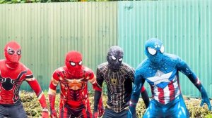 TEAM SPIDER-MAN vs BAD GUY TEAM | The Spider-Verse: GREEN GOBLIN 1.0 ( LIVE ACTION )