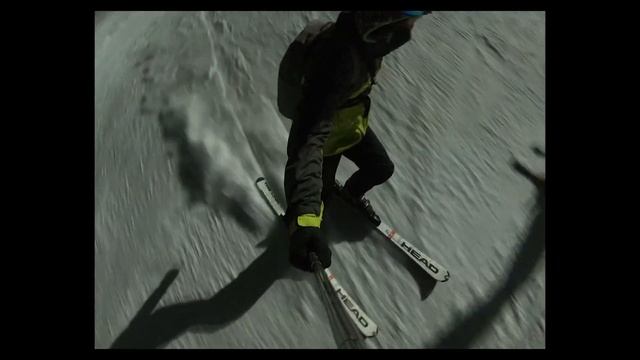 Чимбулак. Ночные катания. Быстрый спуск... смотреть онлайн