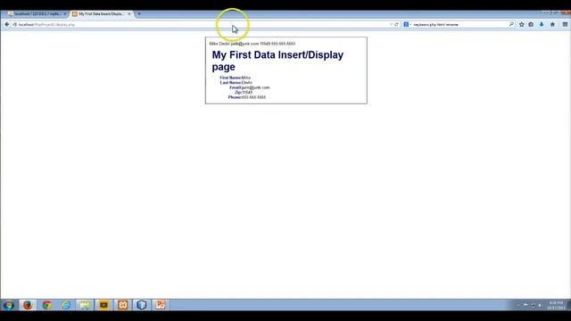 PHP PDO Insert Data addendum/correction смотреть онлайн