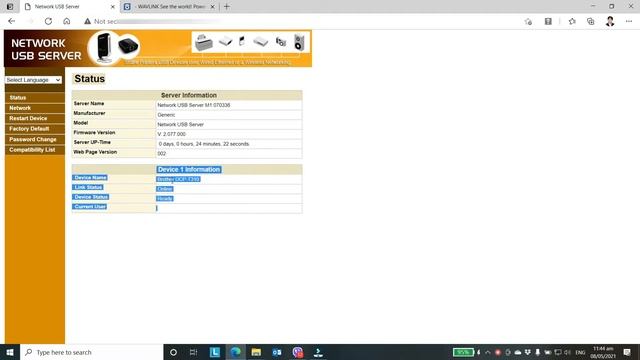 Making your printer a network printer via Wavlink USB 2.0 Network Server смотреть онлайн