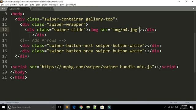 Responsive thumbnail slider using by html css javascript in Hindi 2021 смотреть онлайн