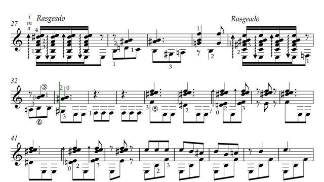 Федерико Гарсиа Лорка. "Anda Jaleo". Видео партитуры