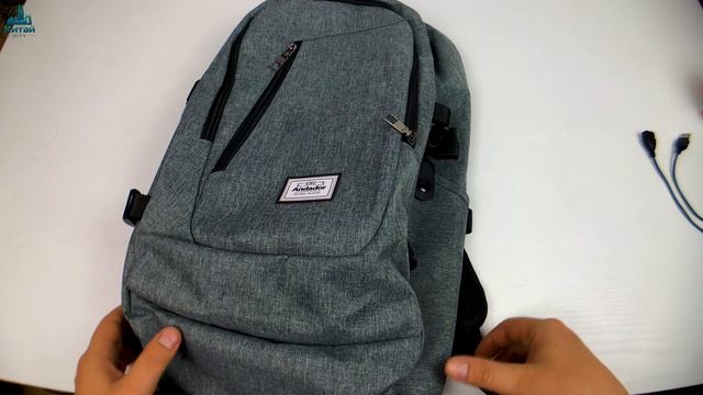Рюкзак с USB зарядкой - Крутой рюкзак павербанк - подробный обзор !!! смотреть онлайн