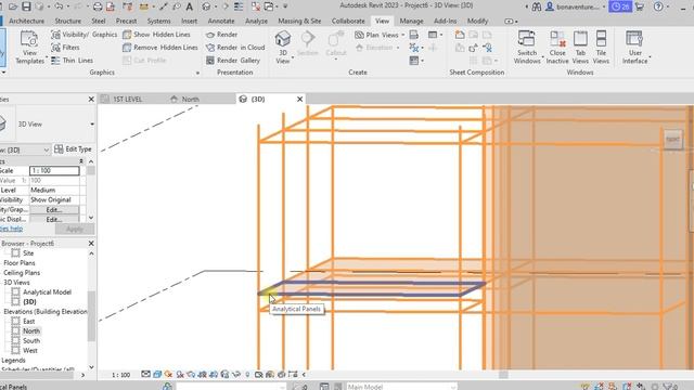Converting physical model to Analytical model in Revit 2023 смотреть онлайн