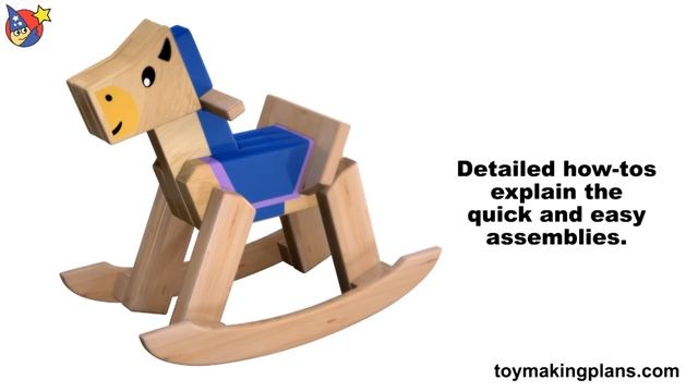 Wood Toy Plan - Classic Rocking Horse смотреть онлайн