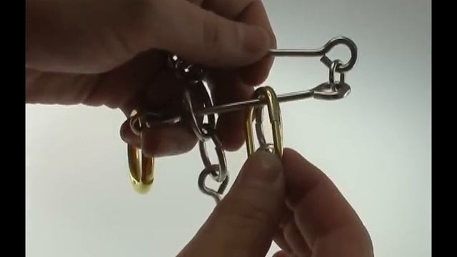 Solution for Chain Gang from Puzzle Master Wire Puzzles смотреть онлайн