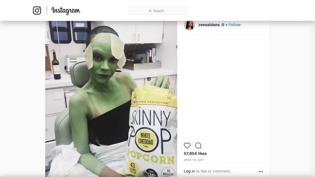 How Zoe Saldana Transforms Into Gamora