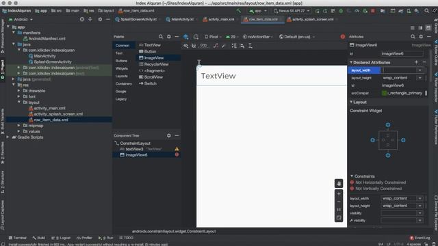 Design Row Item Data Android App (Index Of Alquran) with Kotlin - Part 1 смотреть онлайн