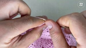 Скатерть крючком, Рената, часть 2 из 5 (16-30 ряд)