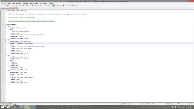 Minecraft Plugin Tutorial - Chat Bot смотреть онлайн