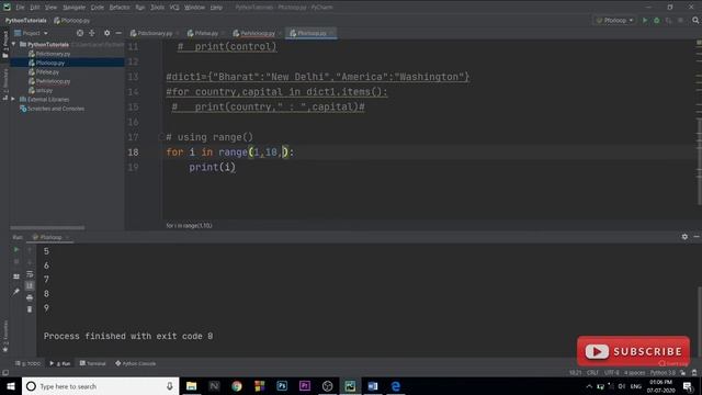 for loop in python | Python Tutorials for Beginners | Python Tutorials | Python programming in Hind смотреть онлайн