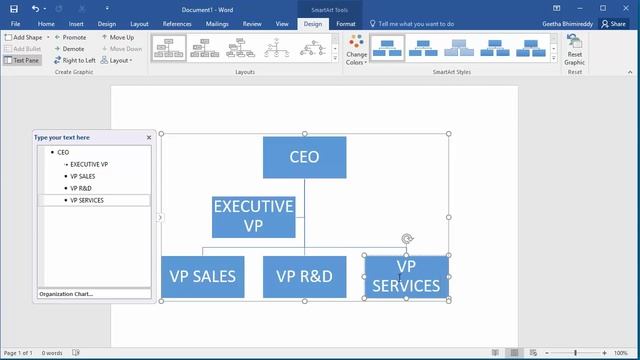 How to Create an Organization Chart in Word 2016 смотреть онлайн