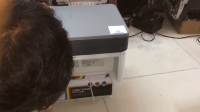 How To Fixed HP LaserJet MFP 135a M135 Series Error Install Toner Cartridge Part 02