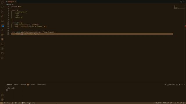 golang http Json response смотреть онлайн