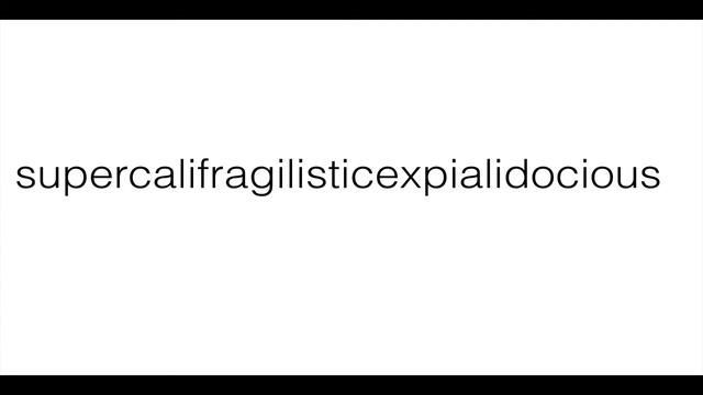 How To Say Supercalifragilisticexpialidocious In English смотреть онлайн