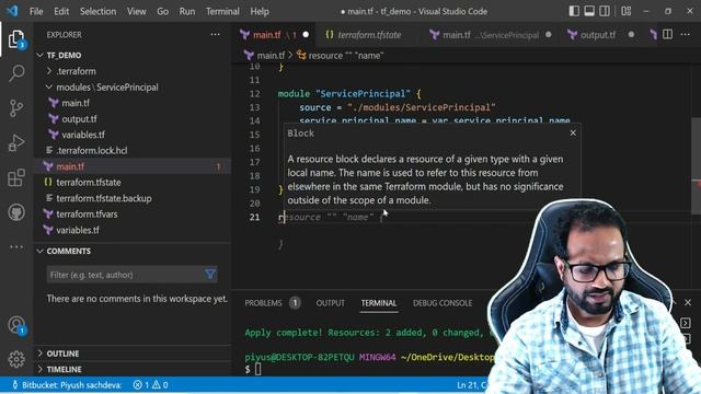 DevOps Real-time Project #1- Deploy AKS Cluster in Azure With Terraform смотреть онлайн