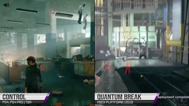 Control vs Quantum Break Comparison | 4K 60 FPS 2160P | Remedy Games смотреть онлайн