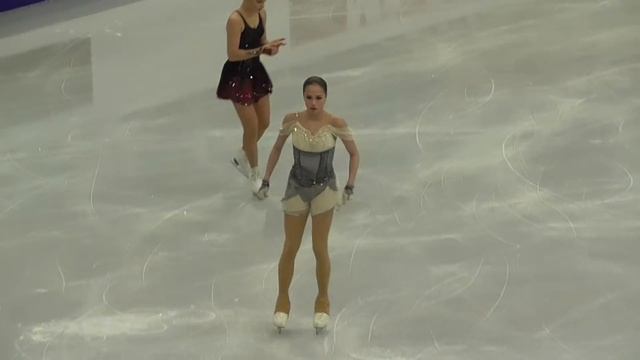 чать 2. Тренировка Алины Загитовой перед выступлением на чемпионате Европы в Минске смотреть онлайн