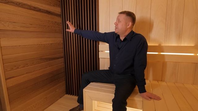 Реечные элементы в дизайне сауны - переходите на новую высоту! смотреть онлайн