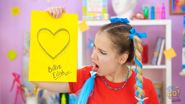 मज़ेदार ड्राइंग चैलेंज || स्कूल में पेंटिंग करें! बेहतर वाला ही जीतेगा! 123 GO! SCHOOL पर आसान आर्ट смотреть онлайн