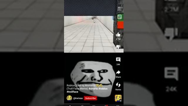 Roblox 2000 iq Moment? (Troll Face Meme) #short #roblox #Trollface смотреть онлайн
