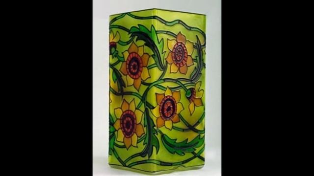 Очень красивая роспись по стеклу своими руками - обзор. смотреть онлайн