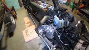 Снегоход Ямаха Викинг 540. Натяжение цепи и замена масла в КПП. Подробная инструкция.