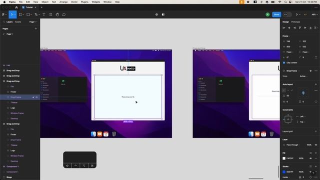 How to create Drag and Drop Interaction on Figma | Figma Drag and Drop Tutorial смотреть онлайн