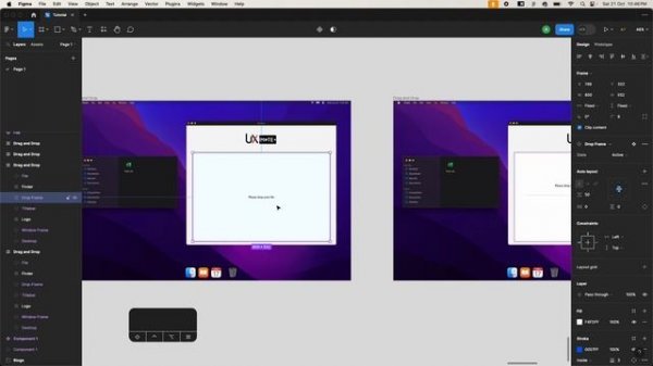 How to create Drag and Drop Interaction on Figma | Figma Drag and Drop Tutorial