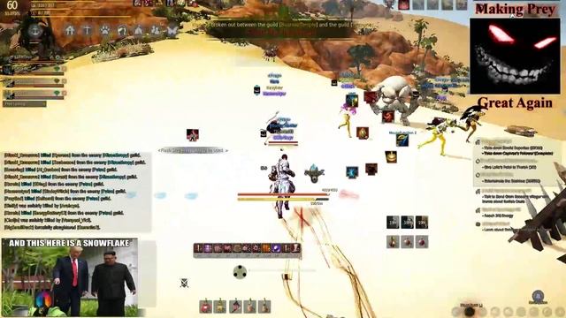 60 striker node war 7/11/18 Prey vs Misanthropy and Pulse смотреть онлайн